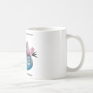 Blume im Springtime Alberne Sonnenanbetungen & T-S Kaffeetasse