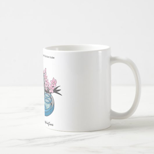 Blume im Springtime Alberne Sonnenanbetungen & T-S Kaffeetasse (Rechts)