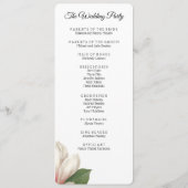 Blume im südlichen Magnolien | Weiß Programm (Rückseite)