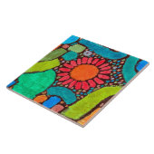 Blume im Tal, Klee Fliese (Seite)