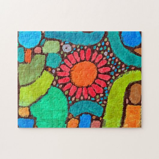 Blume im Tal, Klee Puzzle (Horizontal)