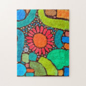 Blume im Tal, Klee Puzzle (Vertikal)