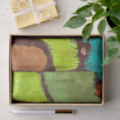 Blume im Tal, Klee Seidenpapier (Geschenk)