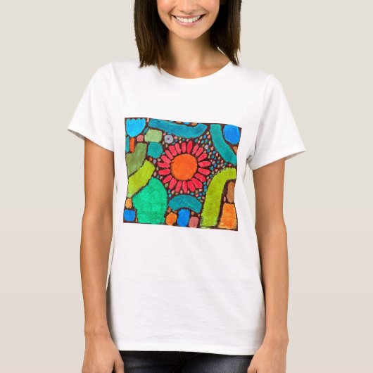 Blume im Tal, Klee T-Shirt (Vorderseite)