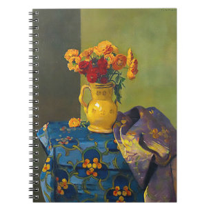 Blume im Vase 1911 von Felix Vallotton Notizblock