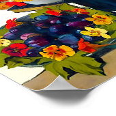 Blume im Vase 1923 von Felix Vallotton Poster (Ecke)