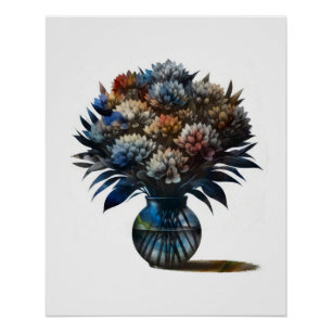 Blume im Vase Poster