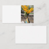 Blume im Vase Visitenkarte (Vorne/Hinten)