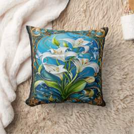 Blume im Verzierten Blumendesign Kissen