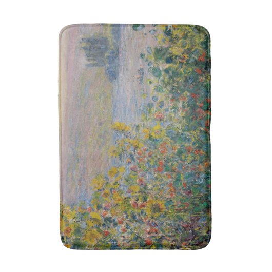 Blume im Vétheuil - Claude Monet Badematte (Vorderseite Vertikal)