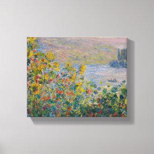 Blume im Vétheuil - Claude Monet Leinwanddruck