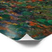 Blume im Vétheuil - Claude Monet Poster (Ecke)