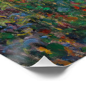 Blume im Vétheuil - Claude Monet Poster (Ecke)