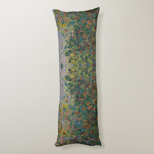 Blume im Vétheuil - Claude Monet Seitenschläferkissen (Rückseite (Vertikal))