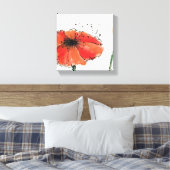 Blume im Vollblut Leinwanddruck (Insitu (Schlafzimmer))
