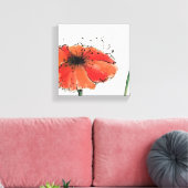 Blume im Vollblut Leinwanddruck (Insitu (Wohnzimmer))