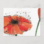 Blume im Vollblut Postkarte (Vorderseite)