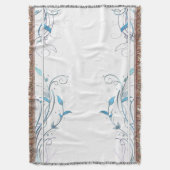 Blume im Weinbau Blauer Wein Decke (Vorderseite Vertikal)