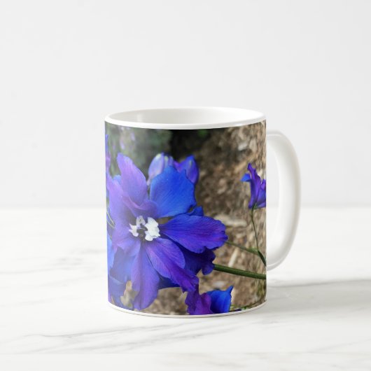 Blume im Weingut Chateau Morrisette, Floyd, VA Kaffeetasse (VorderseiteRechts)