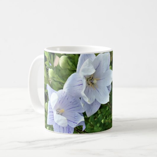 Blume im Weingut Chateau Morrisette, Floyd, VA Kaffeetasse (Vorderseite Links)