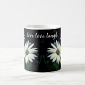 Blume im Weißen Garten Adorable Live Liebe Lauchen Kaffeetasse (Mittel)