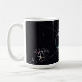 Blume im Weltraum Kaffeetasse (Links)