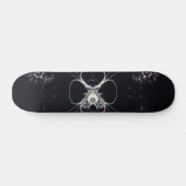 Blume im Weltraum Skateboard (Horizontal)
