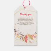 Blume im Wildwald Fern Mushrooms Foliage Geschenkanhänger (Vorderseite)