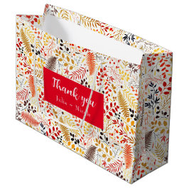 Blume im Wildwald Fern Mushrooms Foliage Große Geschenktüte