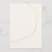 Blume im Wildwald Fern Mushrooms Foliage Menükarte (Rückseite)