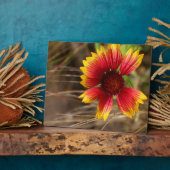 Blume im Wind Fotoplatte (Seite)