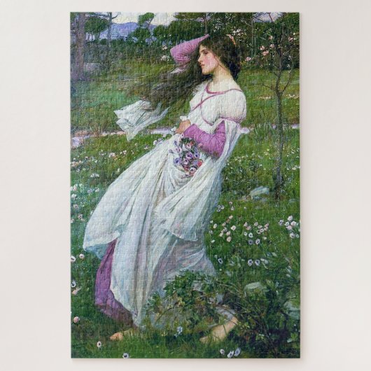 Blume im Wind, John William Waterhouse Puzzle (Vertikal)