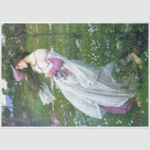 Blume im Wind, John William Waterhouse Seidenpapier