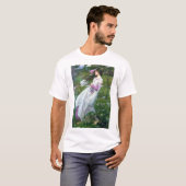 Blume im Wind, John William Waterhouse T-Shirt (Vorne ganz)