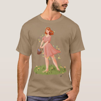 Blume im Wind T-Shirt