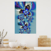Blume im Winter Poster (Küche)