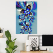 Blume im Winter Poster (Heimbüro)