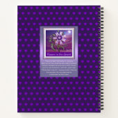 Blume im Wüstenheft Notizblock (Rückseite)