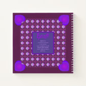 Blume im Wüstenheft Notizblock (Rückseite)