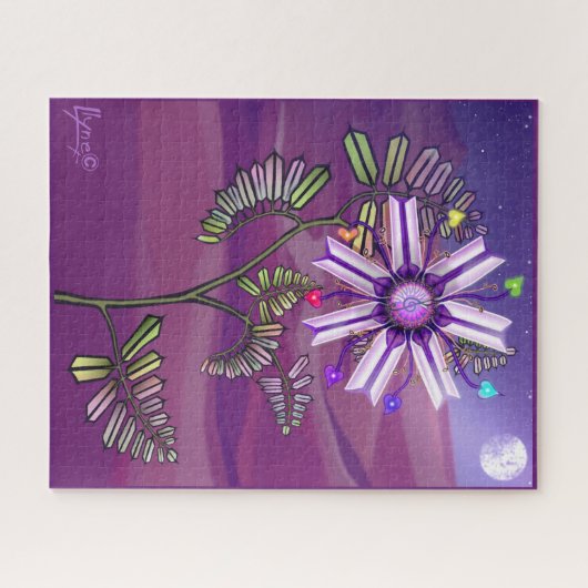 Blume im Wüstenpuzzle Puzzle (Horizontal)