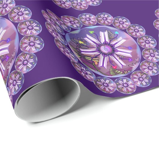 Blume im Wüstenumschlagpapier Geschenkpapier (Rolleneckpunkt)