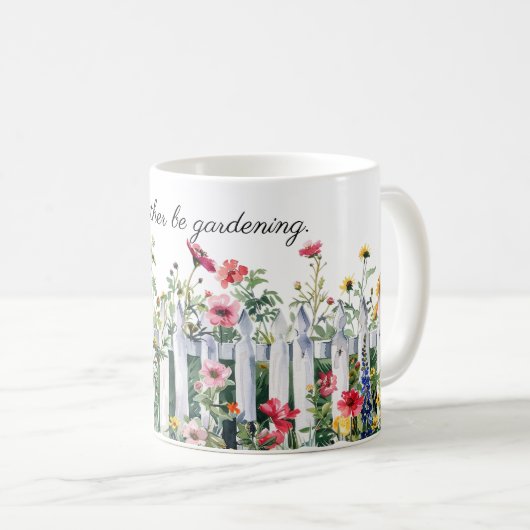 Blume im Zaungarten Kaffeetasse (VorderseiteRechts)