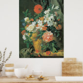Blume in A terra Cotta Vase 1720s Poster (Küche)