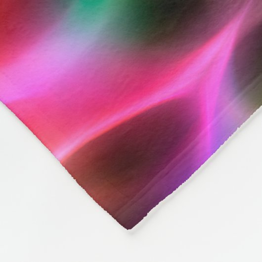 Blume in abstraktem Pastellfarbkissen Fleecedecke (Ecke)