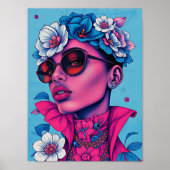 Blume in Afrika Poster (Vorne)