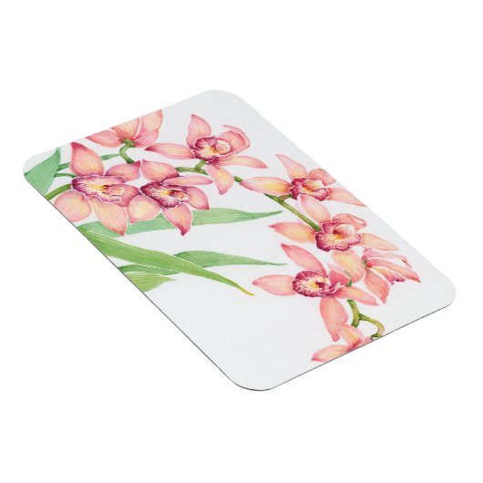 Blume in Aquarellfarbe Magnet (Rechte Seite)