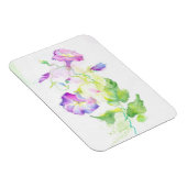 Blume in Aquarellfarbe Magnet (Rechte Seite)