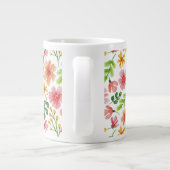 Blume in Aquarellfarbe, Muster-69677 Jumbo-Tasse (Rückseite)