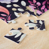 Blume in Aquarellfarbe Puzzle (Seite)