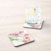 Blume in Aquarellfarbe Untersetzer (Rechte Seite)